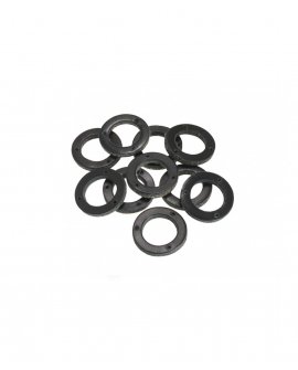 Brooks Black Leather Ring for Handlebar Grip (10 pieces) - BYB 331